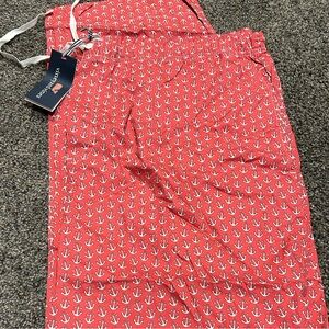 Vineyard Vines Red Anchor Lounge Pants
